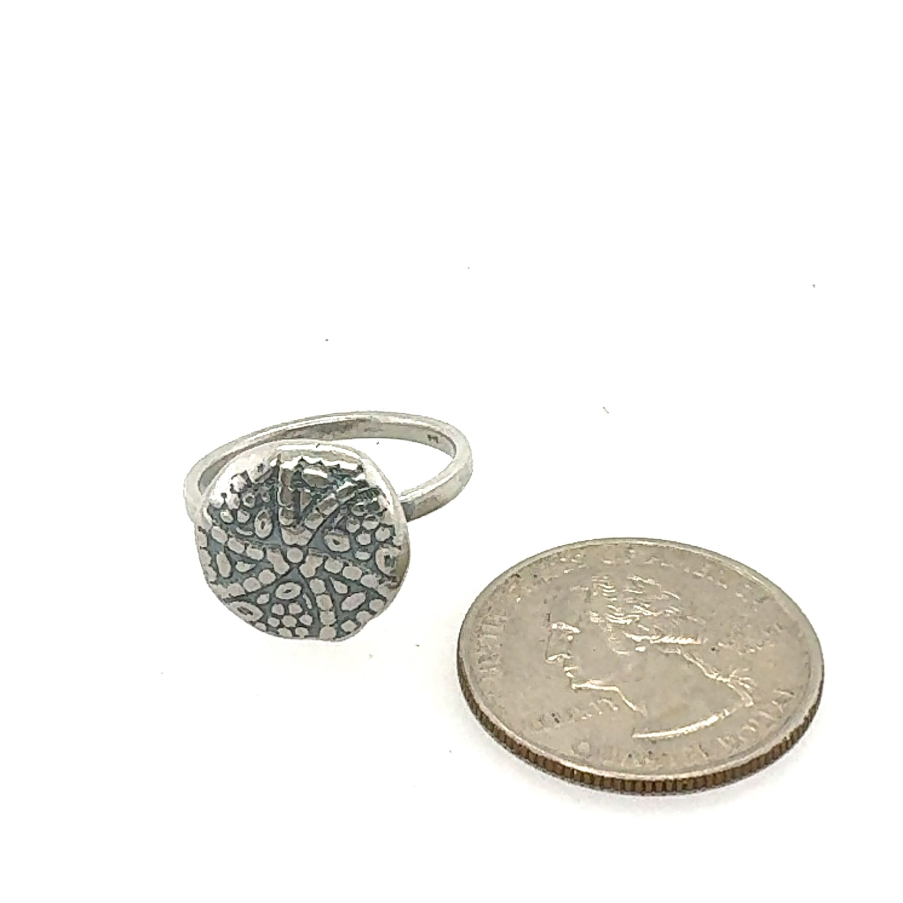 Sterling Silver Sand Dollar Ring