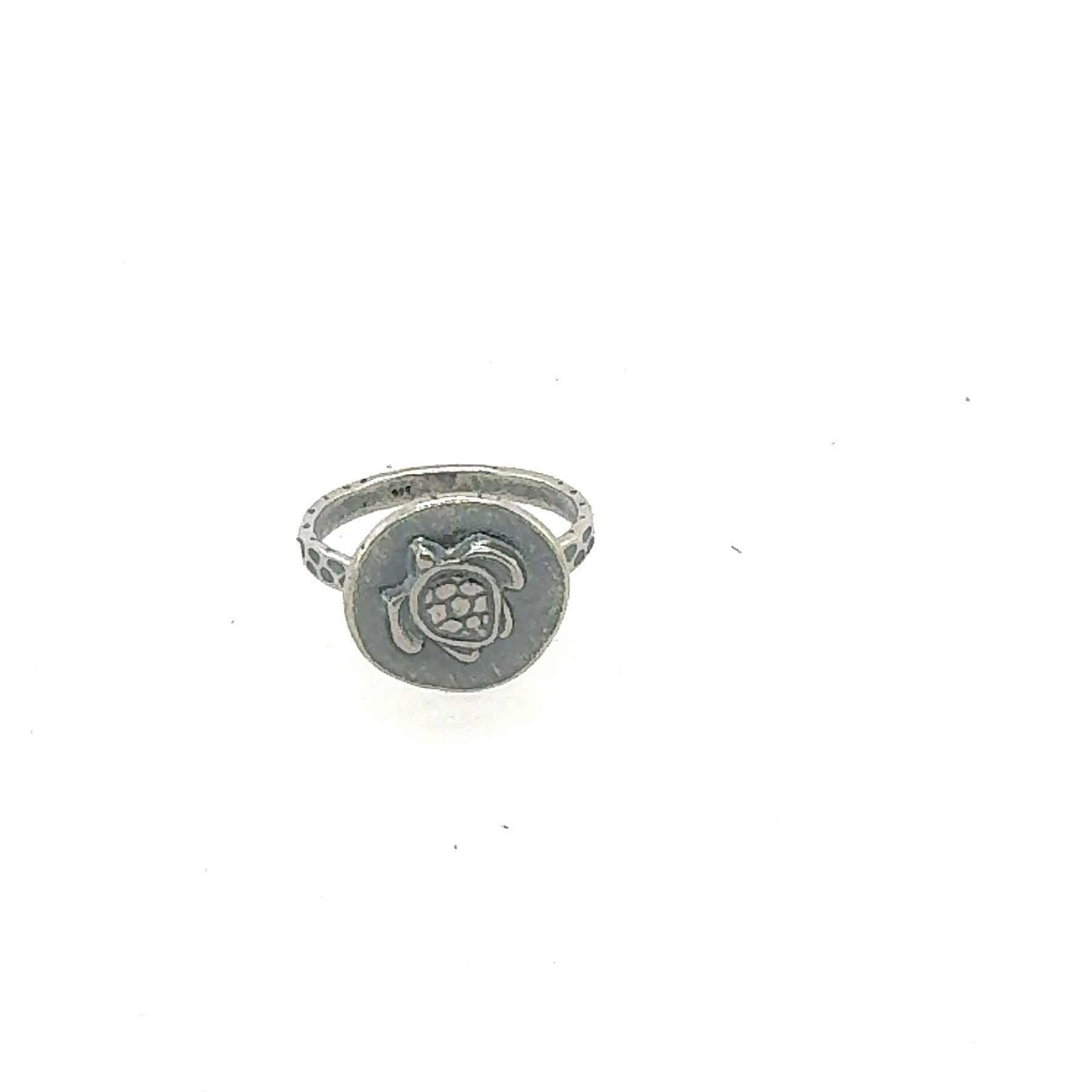 Sterling Silver Turtle Ring