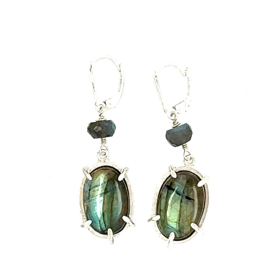 Labradorite Earrings