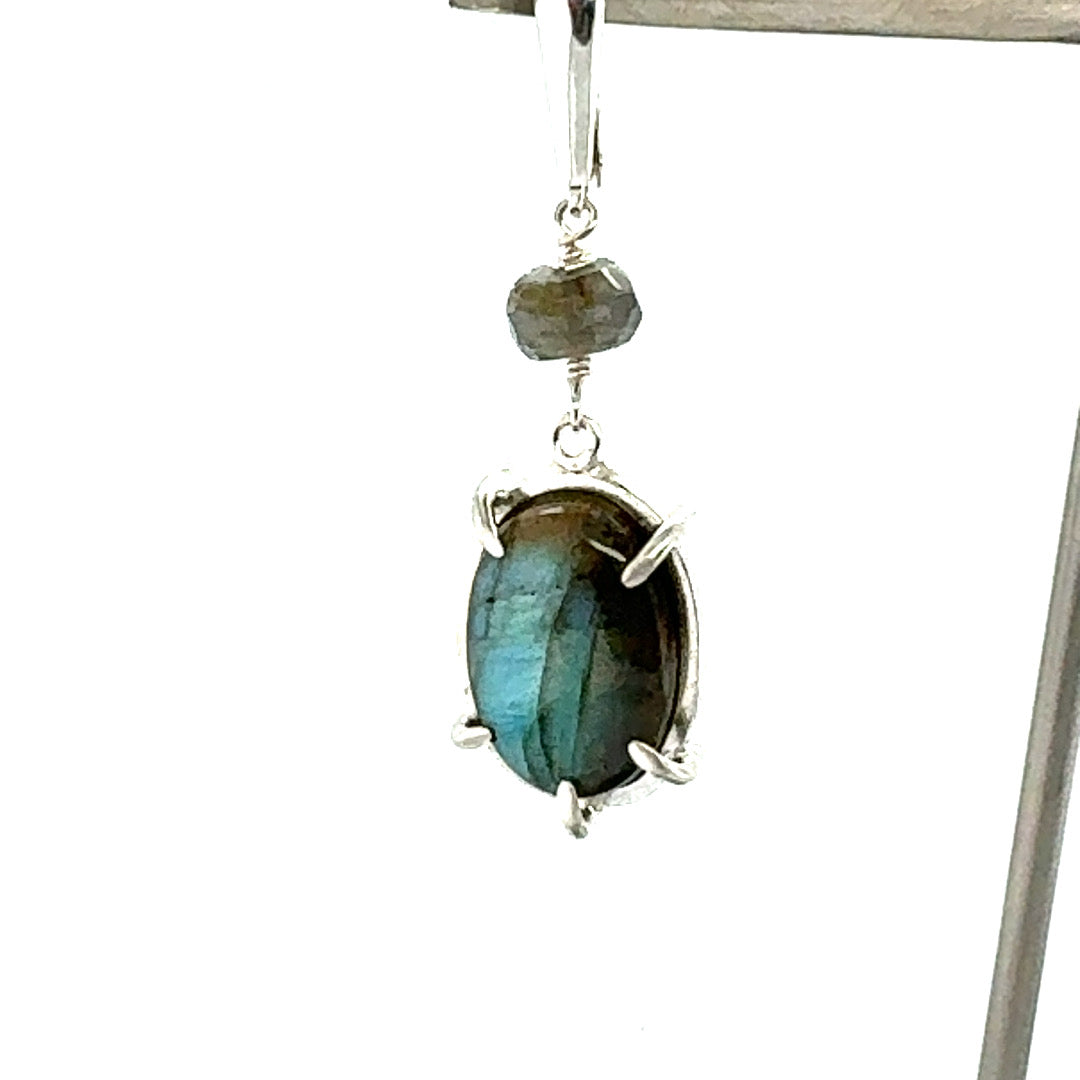 Labradorite Earrings