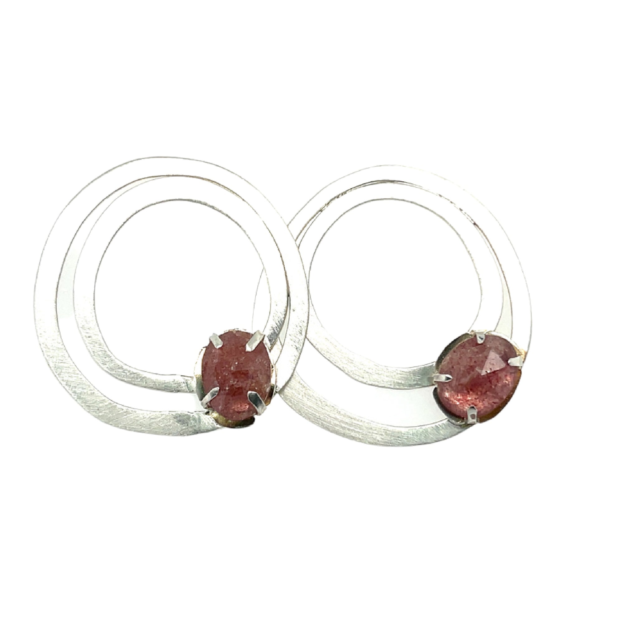 Strawberry Quartz Earrings