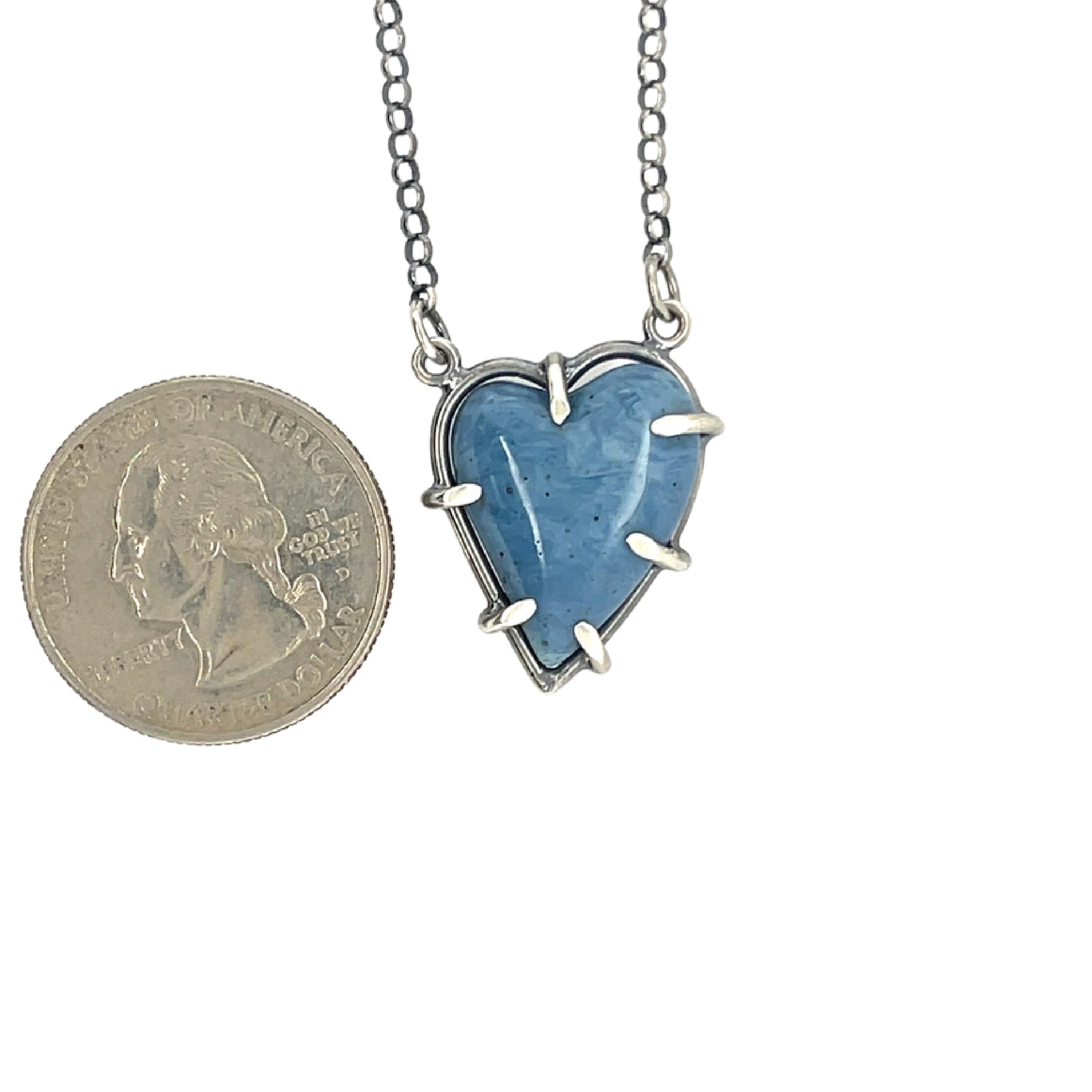 Leland Blue Heart Necklace
